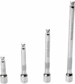 Shindat Bike Torque Wrench 4 Pack Durable 1/4-6.3mm Long Ratchet Wrench Quick Release Socket Extension