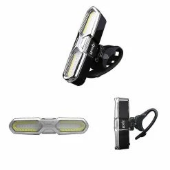 Unbranded Usb Rechargeable Rear Bike Tail Light Cob Led Bycicle Safety Rear