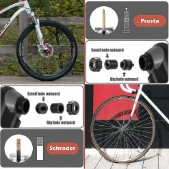 Unbranded Bicycle Pump Mountain Bike Road Bike High Pressure Mini Pump Barometer Set -Bikes Shop 583440918 max