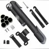 Unbranded Bicycle Pump Mountain Bike Road Bike High Pressure Mini Pump Barometer Set