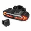 Unbranded Elecpow Bicycle Alarm Taillight Anti Theft Usb Rechargeable Waterproof Bike Rear Tail Light Turn Signal Warning Brake Light