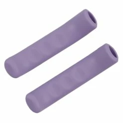 Unbranded 1 Pair Shock Absorption Scratch Proof Bicycle Brake Handlebar Covers Easy Installation Non-slip Silicone Bicycle Brake Handle Sleeves Bike Accessories