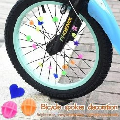 Unbranded 144pcs Bike Spokes Beads - Plastic Bicycle Spokes Wheel Decorations, Assorted Colours Spoke Clips, Round Beads, Heart And Star For Boys Girls Children 7 Unbranded 144pcs Bike Spokes Beads - Plastic Bicycle Spokes Wheel Decorations, Assorted Colours Spoke Clips, Round Beads, Heart And Star For Boys Girls Children -Bikes Shop 586639350 max 1