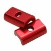 Unbranded Folding Bike C Hook Clamp Plate For Folding Bike Hinge Clamp Plate Folding Bike Parts Red