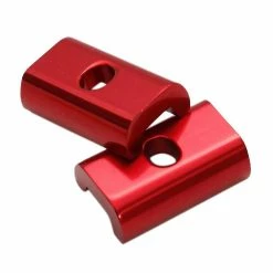 Unbranded Folding Bike C Hook Clamp Plate For Folding Bike Hinge Clamp Plate Folding Bike Parts Red