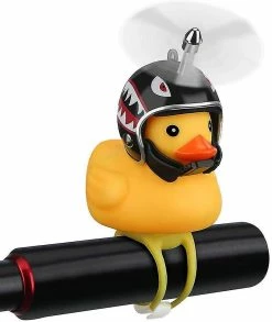 Mryenc Duck Bike Bell, Rubber Duck Bike Accessories With Led Light