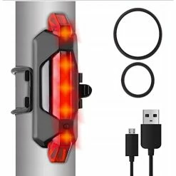 Unbranded Generico Rear Light Usb Bicycle Red Light Bike Headlight Warning Safety Led -Bikes Shop 601591607 max
