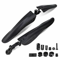 Unbranded Bike Mudguard Set Thicken Widen Bicycle Fenders Set Replacement Front And Rear Mudguard Set For Bike