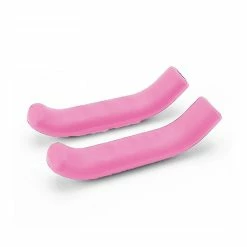 Unbranded Brake Lever Grips, Anti-slip Silicone Rubber Bike Brake Covers, Pink