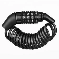 Unbranded Durable Helmet Chain 4 Digit Combination Portable Mountain Bike Bike Anti-theft Cable Anti-theft Lock Bike Lock