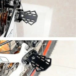 Unbranded Bike Rear Foot Pedal Bicycle Foldable Foot Rest For Kids Rear Seat Safety Anti-slip Footrest2pcsblack -Bikes Shop 615903805 max
