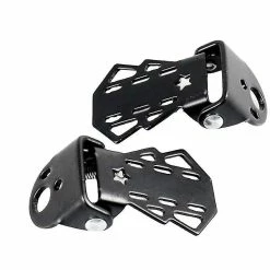 Unbranded Bike Rear Foot Pedal Bicycle Foldable Foot Rest For Kids Rear Seat Safety Anti-slip Footrest2pcsblack -Bikes Shop 615903929 max