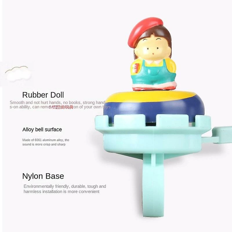 Unbranded Bicycle Bell Children's Car Cute Brass Bell Mountain Bike Cartoon Bell Folding Bike Riding Accessories 5 Unbranded Bicycle Bell Children's Car Cute Brass Bell Mountain Bike Cartoon Bell Folding Bike Riding Accessories - Image 5