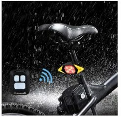 Unbranded Bike Turn Signal,usb Recharable Led Warning With Wireless Remote For Safety Day Riding() -Bikes Shop 625867182 max