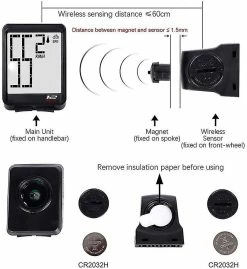 Unbranded Wireless Bike Computer Bicycle Speedometer Waterproof Lcd Stopwatch Backlight Automatic Wake-up Multi-functions Distance, Time Mimenor 9 Unbranded Wireless Bike Computer Bicycle Speedometer Waterproof Lcd Stopwatch Backlight Automatic Wake-up Multi-functions Distance, Time Mimenor -Bikes Shop 625897432 max