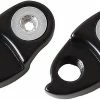 Unbranded Mountain Bike Road Bicycle Rear Derailleur Hanger Extension Extender Frame Gear Tail Hook Extender(black)(2pcs)