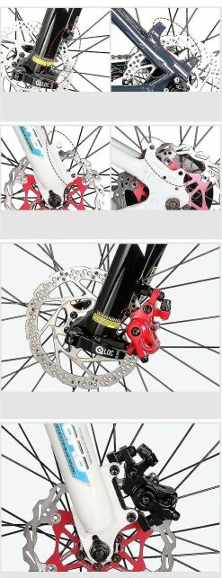 Nufasion Bicycle Accessories, 8-26 Inch Left Rear Disc Brake Mechanical Brake Caliper, Mountain Road Mountain Bike Mechanical Brake Caliper Disc Brake Front Br -Bikes Shop 633551216 max