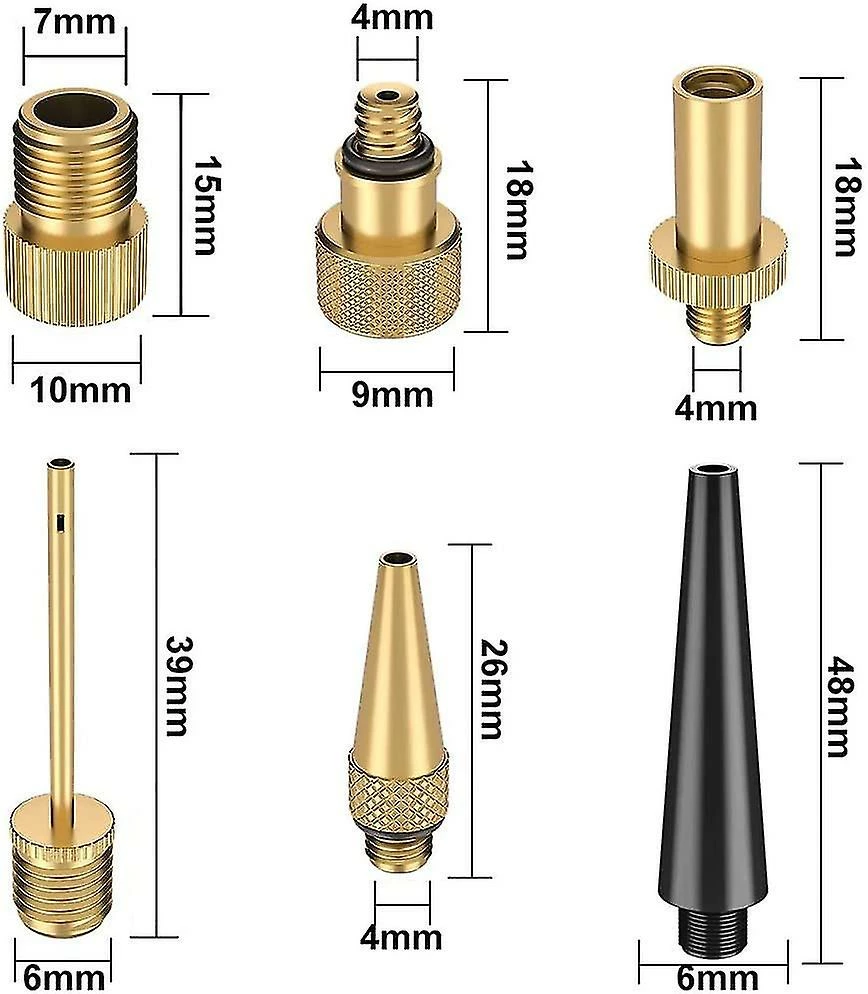 Unbranded Bike Valve Adapters, 24 Pcs Bike Inflation Adapter Kit, Bike Valve With Seal Ring, Easy To Install For Dv Av Sv Bike Pump Compressors Pumps 2 Unbranded Bike Valve Adapters, 24 Pcs Bike Inflation Adapter Kit, Bike Valve With Seal Ring, Easy To Install For Dv Av Sv Bike Pump Compressors Pumps - Image 2