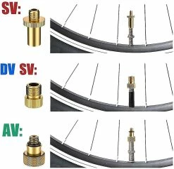 Unbranded Bike Valve Adapters, 24 Pcs Bike Inflation Adapter Kit, Bike Valve With Seal Ring, Easy To Install For Dv Av Sv Bike Pump Compressors Pumps 7 Unbranded Bike Valve Adapters, 24 Pcs Bike Inflation Adapter Kit, Bike Valve With Seal Ring, Easy To Install For Dv Av Sv Bike Pump Compressors Pumps -Bikes Shop 635038216 max