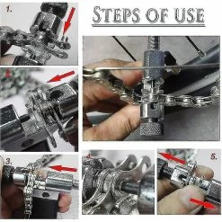 Nufasion Chain Breaker Tool, Universal For 7 8 9 10 Speed Chain Link Removal With Stainless Steel Backup Pins, Easy Using Bike Chain Splitter Cutter Portable C -Bikes Shop 637526750 max