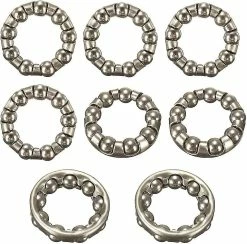 Nufasion Caged Precision Bearings, For Bicycle Crank Bike Crank Bikes Beach Cruiser Limos Stretch Bicycles, Bracket Ball Cage Bearings8pcs)