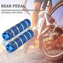 Nufasion Bike Foot Pegs, Axle Rear Foot Pegs Aluminum Alloy Stunt Pegs Anti-slip Rear Feet Pedals For Mountain Bikes Bicycle1setblue -Bikes Shop 637594817 max
