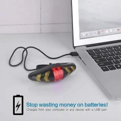 Unbranded Bike Tail Light With Turn Signals, Usb Rechargeable Led Safety Warning Bike Brake Rear Lights -Bikes Shop 639205046 max