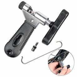 Unbranded Mountain Bike Chain Cutter, Chain Breaker, Chain Breaker, Chain Removal Special Tool, Link Breaker, General Road (1set, Black) -Bikes Shop 640730560 max
