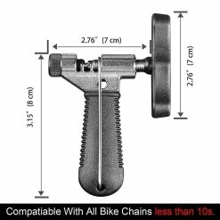 Unbranded Mountain Bike Chain Cutter, Chain Breaker, Chain Breaker, Chain Removal Special Tool, Link Breaker, General Road (1set, Black) -Bikes Shop 640730590 max