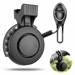 Unbranded 1 Pcs Electric Bike Horn 120 Db Cycling Bicycle Scooter Horn 4 Sound Modes With Rechargeable Battery Waterproof Bicycle Accessories Compatible With Ki