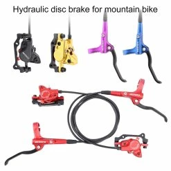 Unbranded Hydraulic Disc Brake Anti Oxidation Wear Resistance Accessory Front Rear Bicycle Oil Pressure Disc Brake For Bike -Bikes Shop 642419011 max