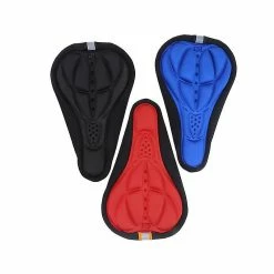 Unbranded Mountain Bicycle Saddle Seat Cover Thick Breathable Seat Soft Comfortable Foam Bike Seat Cushion Cycling Accessories