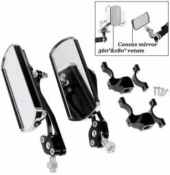 Unbranded 1 Pair Adjustable Bicycle Mirror Bicycle Rear View Mirror Safety Mountain Bike Cycling Accessories -Bikes Shop 642422396 max