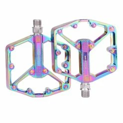 Unbranded 1pair Bike Platform Pedal Anti Slip High Hardness Accessory Road Bike Mountain Bike Clipless Pedal For Bicycle