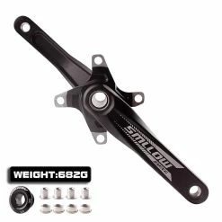 Unbranded Smllow Bicycle Crank Adjustable Strong Compatibility Aluminum Alloy Mountain Bike Crank For Bicycle Accessories -Bikes Shop 642425812 max