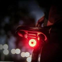 Unbranded Bicycle Taillight Smart Bike Induction Auto Start Stop Ultra Bright Light Waterproof Rear Accessories Black For Cycling Mtb Road Bike(black) -Bikes Shop 642425829 max