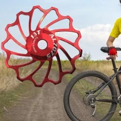 Unbranded Blue Mtb Bike Bicycle 13t Pulley Roller Cycling Accessory -Bikes Shop 642425874 max