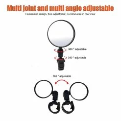 Unbranded Electric Scooter Rearview Mirror Rear View Mirrors For Xiaomi M365 M365 Pro Bicycle Bike Scooter Accessories -Bikes Shop 642429847 max