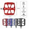 Unbranded Sofirn S2 S11 S12 Bike Pedals Bicycle Pedal Non-slip Mtb Pedals Aluminum Alloy Flat Applicable Waterproof Bike Accessories