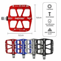 Unbranded Sofirn S2 S11 S12 Bike Pedals Bicycle Pedal Non-slip Mtb Pedals Aluminum Alloy Flat Applicable Waterproof Bike Accessories
