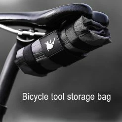 Unbranded Rhinowalk Bicycle Bag Top Front Tube Frame Bag Burrito Pack Pouch Tool Bag Cycling Accessories Black Mtb Bike Rear Tool Kits -Bikes Shop 642431853 max
