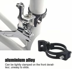 Unbranded Bicycle Front Derailleur Clamp 34.9, Bike Front Derailleur Clamp, Aluminum Alloy Bicycle Front Derailleur Clip Adapter, Bicycle Accessory (34.9mm) -Bikes Shop 642432848 max