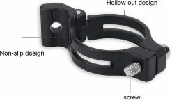 Unbranded Bicycle Front Derailleur Clamp 34.9, Bike Front Derailleur Clamp, Aluminum Alloy Bicycle Front Derailleur Clip Adapter, Bicycle Accessory (34.9mm) -Bikes Shop 642433082 max