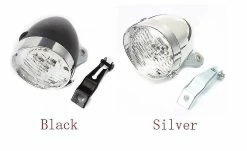 Unbranded Bicycle Lights 3 Led Vintage Retro Classic Bike Front Lights Lamp Bicycle Ligh Cycling Accessories(white) -Bikes Shop 642434274 max