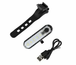 Unbranded Chronus Bicycle Saddle Lamp, Outdoor Cob Bike Rear Light Night Riding Accessory Night Fishing And Cycling Outdoor And Warehouse(white) -Bikes Shop 642436549 max