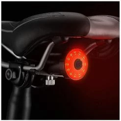Unbranded Bike Tail Light Rechargeable Smart Bicycle Rear Lights Saddle Mounting Brake Sensing Bike Rear Led Accessories For Road Bike(black) -Bikes Shop 642437544 max