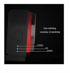 Unbranded Bike Accessories Lokj A0 Ipx5 Waterproof Seven-color Bicycle Usb Charging High Brightness Taillights(black) -Bikes Shop 642437643 max