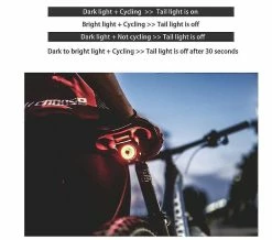 Unbranded Smart Bike Tail Light Ultra Bright, Bike Light Rechargeable Auto On/off, Ipx6 Waterproof Led Bicycle Lights, High Intensity Rear Accessories Fits Any -Bikes Shop 642438416 max