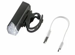 Unbranded Bike Light,usb Bike Headlight Rechargeable Ultra Bright Waterproof Headlight With Rotation Bicycle Bracket Front Lamp Bicycle Accessories Black Headli