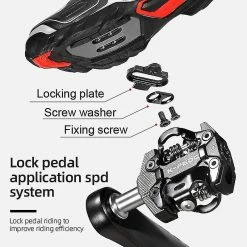 Unbranded Spd Bicycle Pedal Non-slip Mtb Bike Pedals Aluminum Alloy Flat Platform Applicable Spd Waterproof Cycling Accessories -Bikes Shop 642441425 max